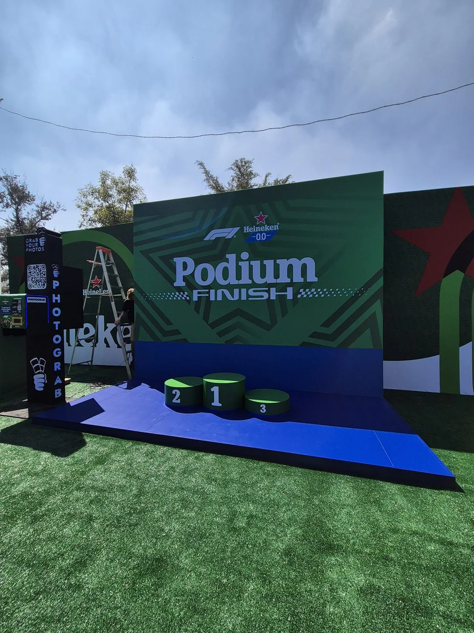 Complete Heineken Podium Finish activation and PHOTOGRAB station at the Mexico Grand Prix