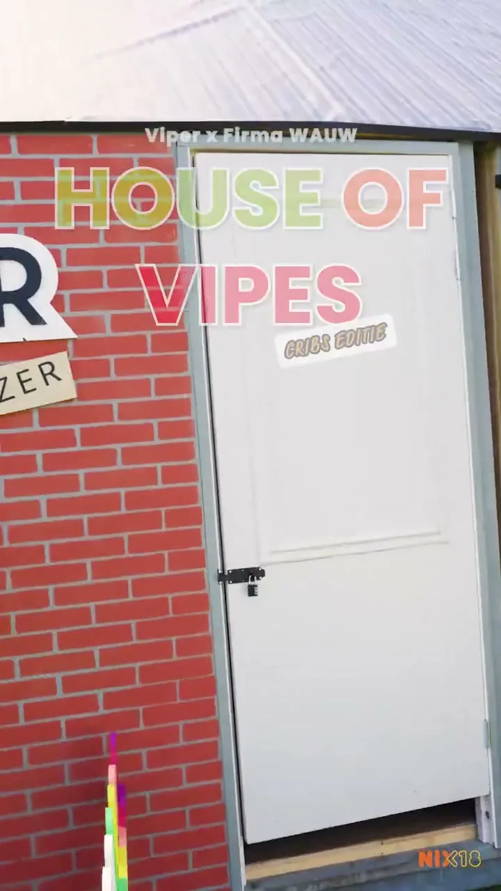 Viper Hard Seltzer festival house with branded bar, entrance and after-garden area